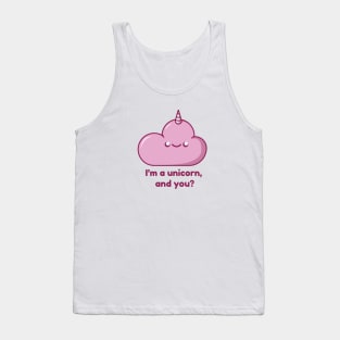 Pink unicorn cloud - I’m a unicorn Tank Top